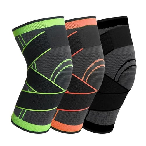 1PCS Fitness Running Cycling Knee Support Braces Elastic Nylon