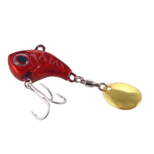 Rotating Metal Vibration Bait Spinner Spoon Fishing Lures - buy Rotating  Metal Vibration Bait Spinner Spoon Fishing Lures: prices, reviews