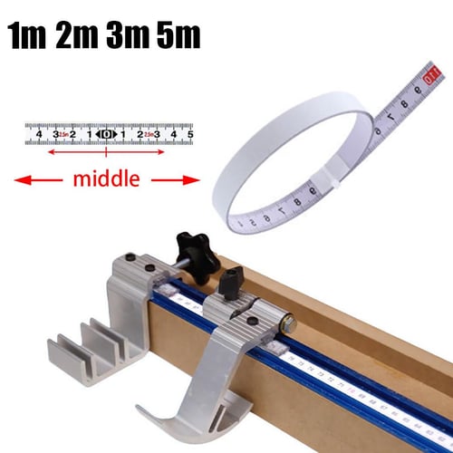 Steel Ruler With Adhesive Scale Miter Saw Adhesive Tape Metric Steel Ruler  Portable Tape Measure