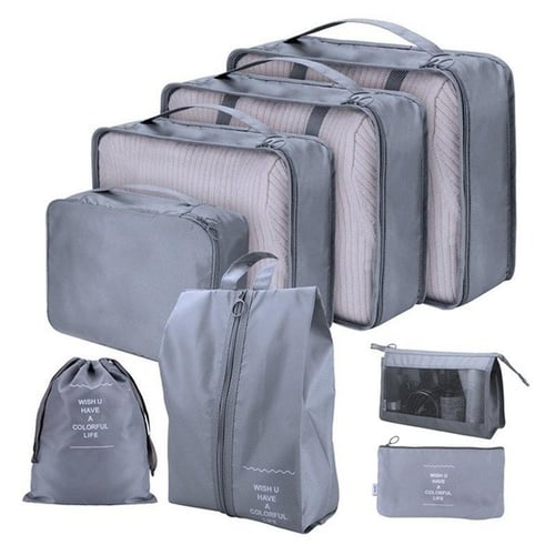 8Pcs Mesh Travel Laundry Bag Durable Clothes Wash Bag Washing Garment Bag 