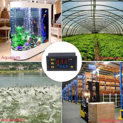 Digital Thermometer, Mini Led Display Digital Temperature Gauge With 1m  Probe Sensor, Lcd Digital Thermometer For Aquarium, Incubator, Greenhouse