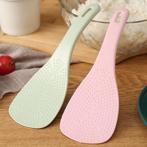 Cute Cooking Tools Rabbit Shaped Wheat Straw Rice Shovel Kitchen  Accessories Rice Cooker Supplies Non-stick Spoon