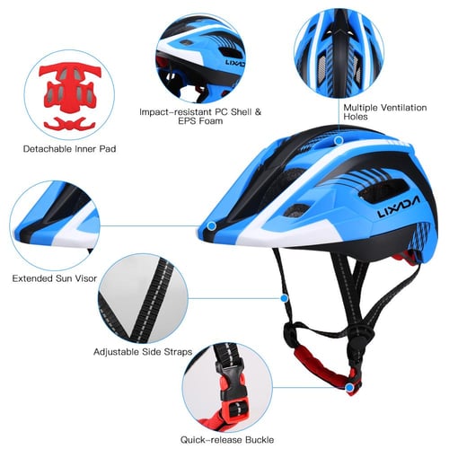 Lixada Kids Detachable Full Face Helmet Children Sports Safety