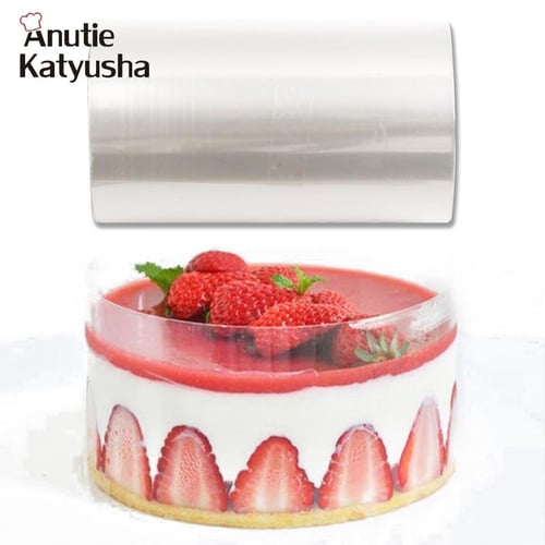 Kitchen Bakeware Acetate Film for Cake Decor Transparent Cake Surround Film  Mousse Cake Sheets Surrounding Edge DIY Cake Collar