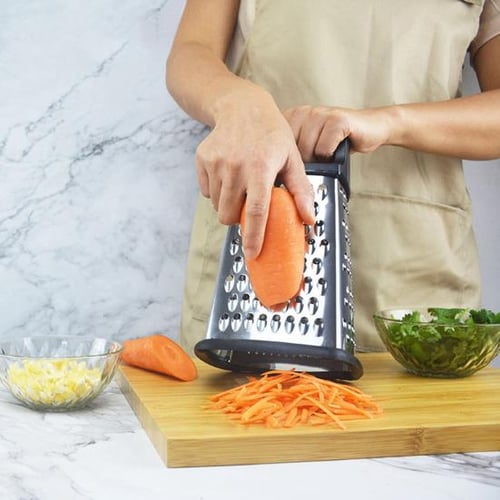 Durable Four-side Potato Cheese Grater Vegetable Cutter Reusable Vegetable  Shredder Easy to Clean for Restaurant