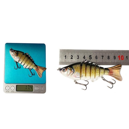 Robotic Fishing Lure Electric Wobbler For Pike Electronic Multi Jointed Bait  9 Segments Auto Swimming Swimbait