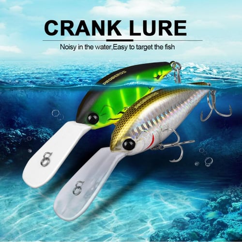 12.5cm-24.5g Fishing Lure With Treble Hooks Artificial Crank Hard Bait  Crankbait Fishing Tackle For - buy 12.5cm-24.5g Fishing Lure With Treble  Hooks Artificial Crank Hard Bait Crankbait Fishing Tackle For: prices,  reviews