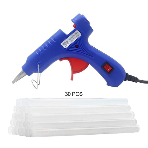 5400MAh Cordless Hot Melt Glue Gun With 100/50/20pc Glue Sticks