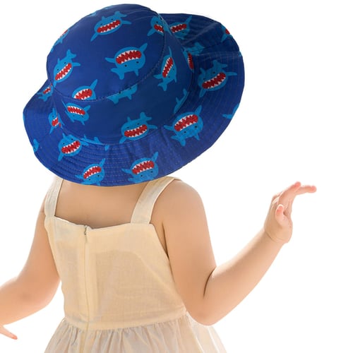 Folulus Printed Basin Baby Hat Sunshade Children Fisherman Hat
