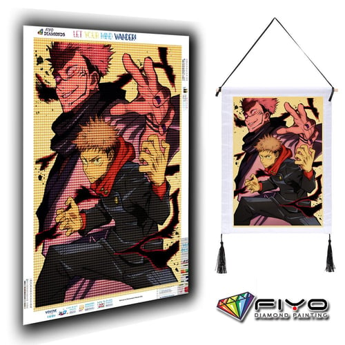 Yuji Itadori Jujutsu Kaisen Anime - 5D Diamond Painting 