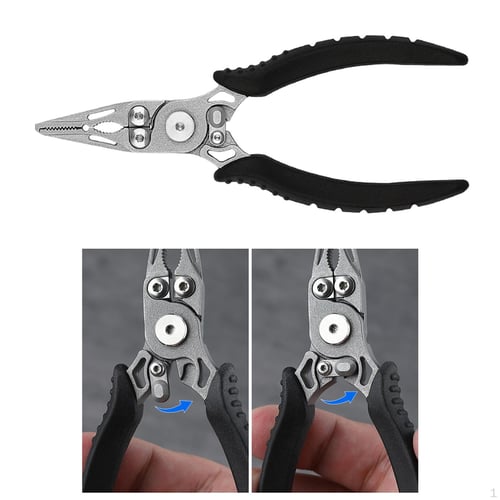 Fishing Pliers Gripper, 2/3 Claw Fish Gripper Metal Fish Control Clamp Claw  Tong Grip Tackle Tool Control Forceps for Catch Fish Fishing Stainless