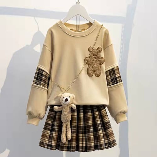 Girls spring and autumn suits Kids Casual Big Clothes Girls Fashion  Children's Letter Sweater+ Leggings Two-Piece Set - buy Girls spring and autumn  suits Kids Casual Big Clothes Girls Fashion Children's Letter