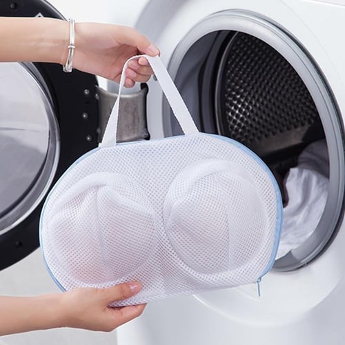 4Pcs Fine Mesh Laundry Bag, White Washing Net Bag, Underwear Laundry Bag  For Delicates, Bra Wash Protector Mesh Bags, Polyester Clothes Laundry Net,  W