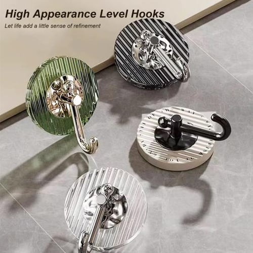 Cheap 7pcs Self Adhesive Wall Hook Key Storage Hanger Coat Bag Bathroom  Door Kitchen Towel Hanger Hooks Home Wall Storage Accessories