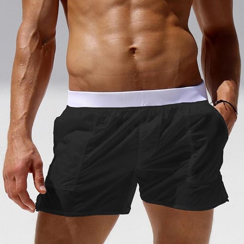 Men's Beach Swim Surf Pants Sheer Boxer Casual Semi Transparent Summer Breathable  Shorts With Pockets - buy Men's Beach Swim Surf Pants Sheer Boxer Casual  Semi Transparent Summer Breathable Shorts With Pockets