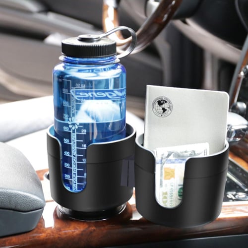 Cup Holder Expander for Car,Automotive Insert Hydroflask Water Bottle  Holder,2-in-1 Multifunctional Car Cupholder with Cell Phone Holder,  Organizer