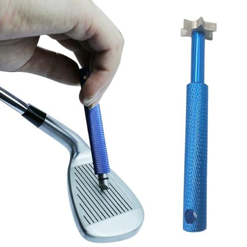 2Pcs Golf Groove Sharpener Cleaner, Re-Grooving Golf Club Groove