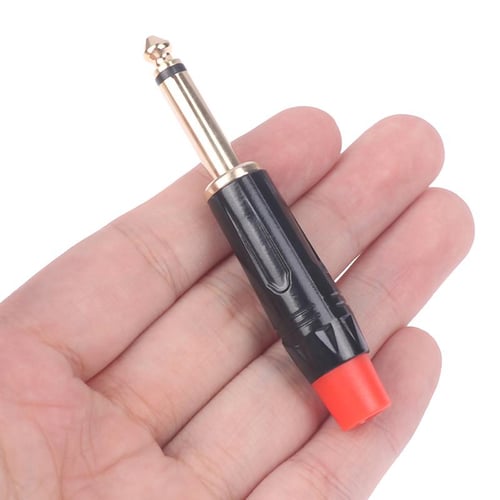 Jack 6.35mm connector stereo 6.35 amplifier microphone plug 6.35mm jack  plug 6.5mm connector stereo audio plug jack