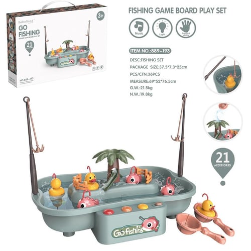 Go Fishing Water Game Toy With 6 Ducks Magnetic Fishing Toy Set