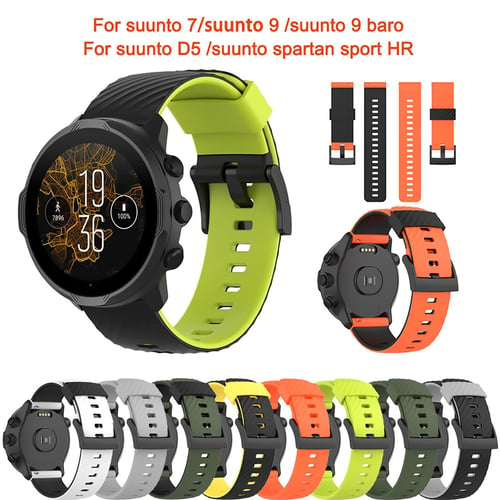 Watchband correa For Suunto 7 Suunto7 Smartwatch Silicone Strap Watch Band  Watchband Bracelet Wrist Belt