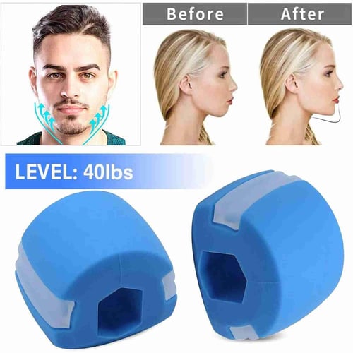 Cheap New Jawline Trainer Cheekbone Double Chin Reducer Neck Jaw Exerciser  Dewlap Slim Face Training Balls Portable Fitness Equipment