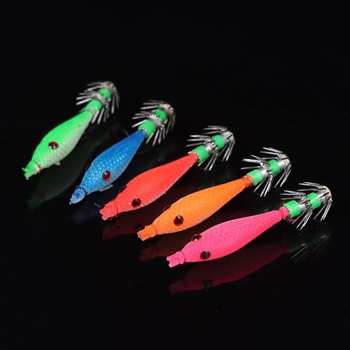 Fishin Tackle 5Pcs 7Cm Squid Jigs With 4# Hook Soft Fishing Squid Lures -  buy Fishin Tackle 5Pcs 7Cm Squid Jigs With 4# Hook Soft Fishing Squid  Lures: prices, reviews