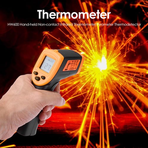 Njty Infrared Thermometer Non- Digital Temperature -50c~600c (-58f~1112f) IR Thermometer for Industrial, Kitchen Cooking, Automotive, Not for Human
