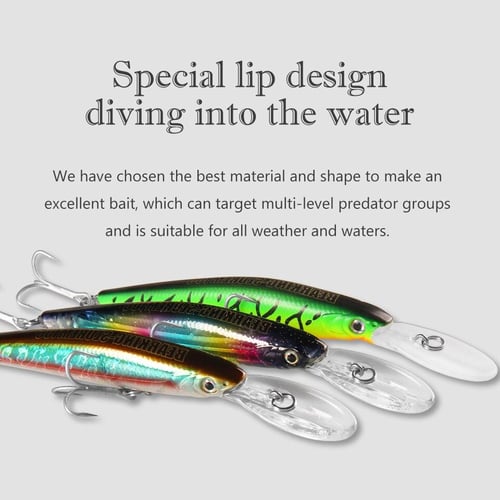 Bearking Hard Baits Fishing Lures 120mm 22g Long Casting Minnow Wobblers  Dive Depth 6-10ft Bass Pike - buy Bearking Hard Baits Fishing Lures 120mm  22g Long Casting Minnow Wobblers Dive Depth 6-10ft
