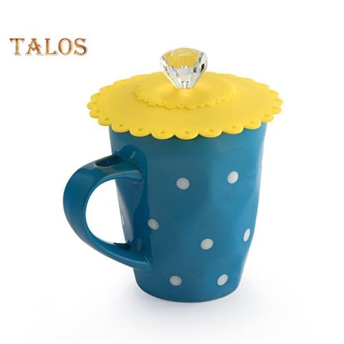 6Pcs 10.5CM Mug Cover Silicone Outdoor Drink Cover Cup Covers for Hot Drinks