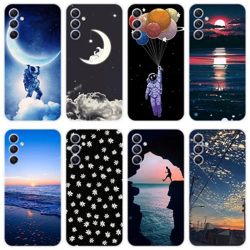 For Samsung A54 5G Case Protective Cartoon Transparent Soft TPU