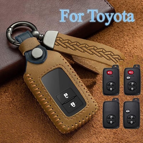 Durable Metal Leather TPU Car Remote Key Case Cover Shell Fob For Toyota  Corolla Prius Camry CHR C-HR RAV4 Altis Land Cruiser Prado Keyless - buy  Durable Metal Leather TPU Car Remote