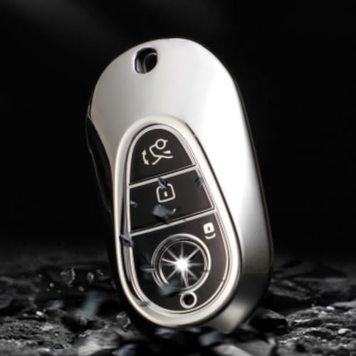 Cheap New Design TPU Car Remote Key Case Cover Shell For Mercedes Benz C E  Class W223 W206 C260 C300 S450 S500 S400 Protector Keyless Accessories
