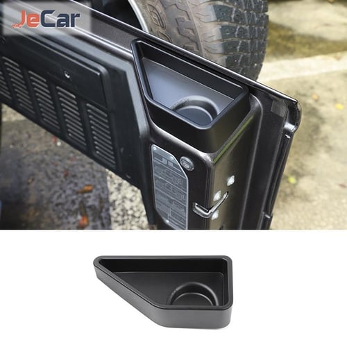 for Jeep Renegade 2015-2022 Passenger Seat Handle Storage Box Grab Tray  Phone Holder Coin Organizer Car Accessories ABS Black