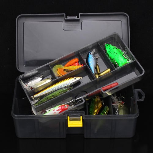 Double-Layer Lure Box Pp Material Fake Bait Accessories Tool Box Plastic Box  Fishing Gear - buy Double-Layer Lure Box Pp Material Fake Bait Accessories  Tool Box Plastic Box Fishing Gear: prices, reviews