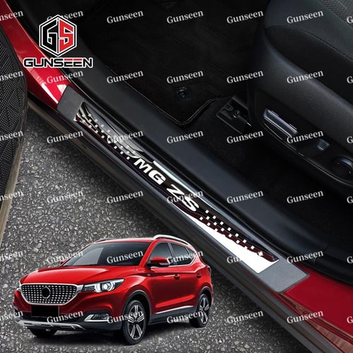 For Mg Zs Door Sill Sticker Car Styling Accessories Pedal Auto