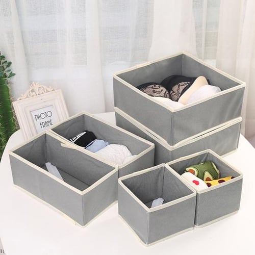 7/9Grids Jeans Storage Boxes Closet Organizer Wardrobe Dividers Drawer Organizers  Foldable Underwear Storage Box - buy 7/9Grids Jeans Storage Boxes Closet  Organizer Wardrobe Dividers Drawer Organizers Foldable Underwear Storage Box:  prices, reviews