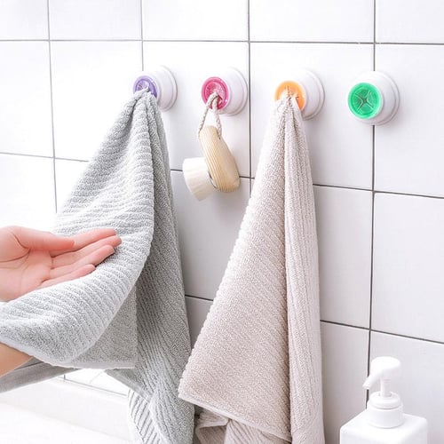 Towel Plug Holder Punch Free Silica Gel Bathroom Organizer Rack Towels  Storage Wash Cloth Clip Bathroom Kitchen Accessories Tool