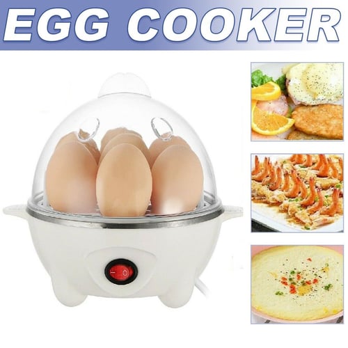 Electric Soft Hard Egg Boiler Bowl Cooker Poacher Steamer Noise Free Cooker  US