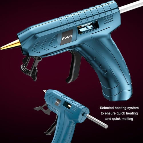 5400MAh Cordless Hot Melt Glue Gun With 100/50/20pc Glue Sticks