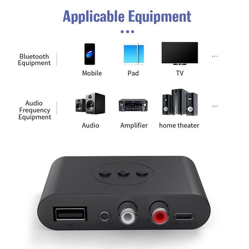 Bluetooth 5.0 Receiver FM Stereo AUX 3.5mm Jack RCA Optical NFC