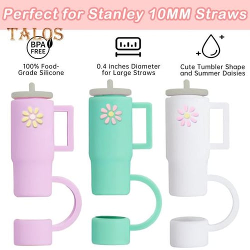 1SET for stanley Cup Straw Cover Leak Stopper Spill Protector Food
