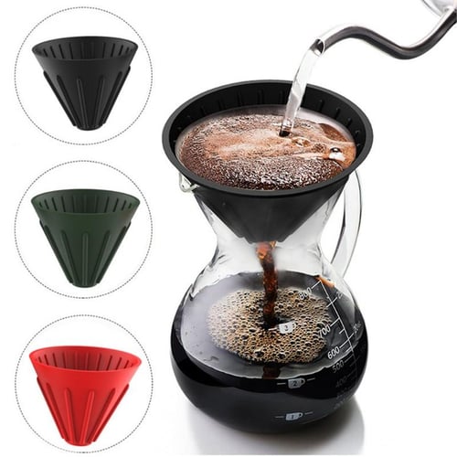 1pc Portable Foldable Coffee Filter Stainless Steel Reusable