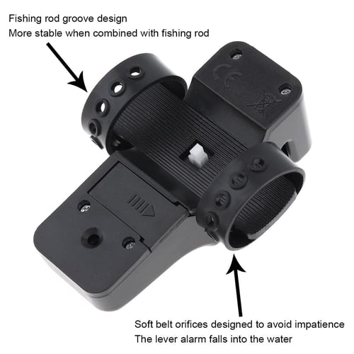 Cheap Carp Fishing Clip Rod Electronic LED Light Indicator Fish Bite Sound  Alarm Bell Sensor Fishing Accessories For Rods ZH