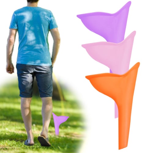 Women Urination Device Reusable Silicone Funnel Travel Camping