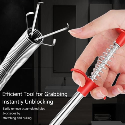 1pc Drain Clog Remover Hook Tool, Bathroom Sink Pipeline Dredge