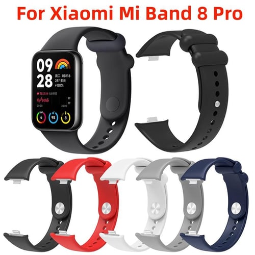 Cheap Silicone Strap For Xiaomi Mi Band 8 Pro Official Color Soft TPU  Replacement Wristband Bracelet for Xiaomi Miband 8 Pro Strap