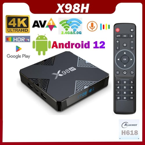  TV Box Android 12.0 4GB 32GB Allwinner H618 BT5.0
