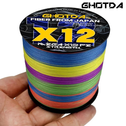 NEW 12 Strands 100M PE Braided Fishing Line 25-120LB Multifilament Fishing  Wire Super Strong Saltwater Fishing - buy NEW 12 Strands 100M PE Braided  Fishing Line 25-120LB Multifilament Fishing Wire Super Strong