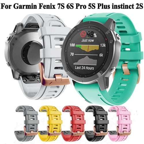 For Garmin Instinct 2/2S Silicone Watch Strap Band 20MM/22MM Wristband  Bracelet