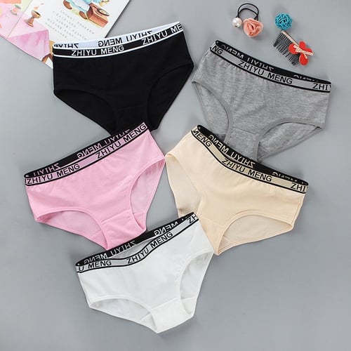 Children's Panties 8-14Years Old Teens Teenage Cotton Underwear